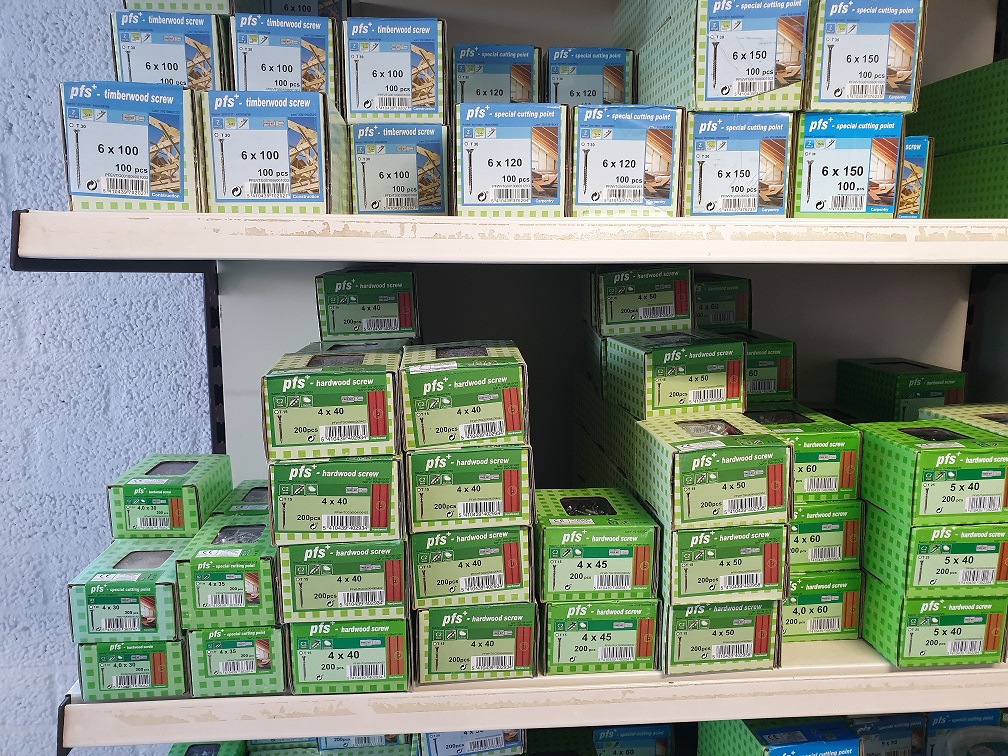 IJzerwaren en schroeven