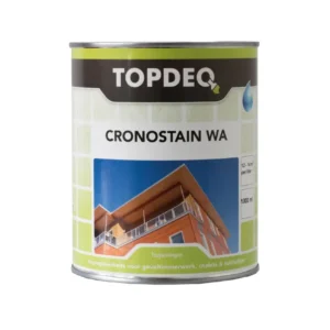 Blik Topdeq Cronostain WA lasur RAL 7016 dekkend van 1 liter