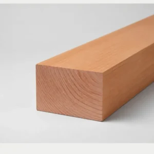 Geschaafde douglas balk 65 x 190 mm liggend, glad geschaafd met afgeronde kanten