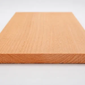 Douglas plank fijnbezaagd 22 x 200 mm plat liggend met brede zichtzijde