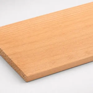 Extra brede douglas plank fijnbezaagd 22 x 250 mm schuin in beeld