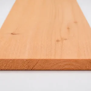 Geschaafde douglas plank 18 x 195 mm plat liggend met brede gladde zichtzijde