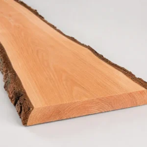 Extra breed douglas schaaldeel van 25 cm en breder met schors langs beide randen