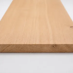 Eiken plank fijnbezaagd 26 x 200 mm van 2550 mm lang met brede zichtzijde