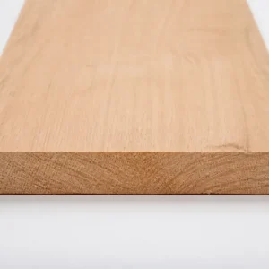 Eiken plank fijnbezaagd 26 x 250 mm van 2550 mm lang, extra breed