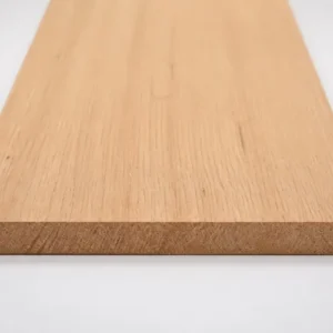 Geschaafde en geborstelde eiken plank 18 x 125 mm KD met verdiepte nerfstructuur