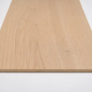 Kamergedroogde geschaafde eiken plank 16 x 180 mm plat liggend met fijne nerf