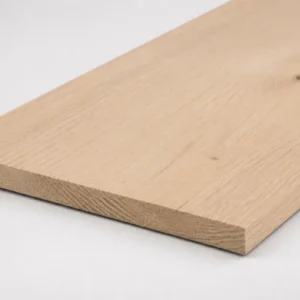 Kamergedroogde geschaafde eiken plank 18 x 195 mm van 2000 mm lang