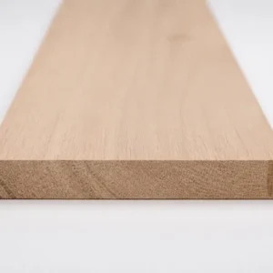 Kamergedroogde geschaafde eiken plank 18 x 80 mm, smalle plank met glad oppervlak