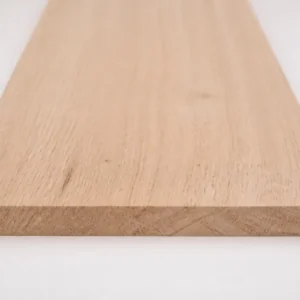 Kamergedroogde geschaafde eiken plank 24 x 145 mm met gladde brede zichtzijde