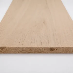 Kamergedroogde geschaafde eiken plank 24 x 195 mm met brede gladde zichtzijde