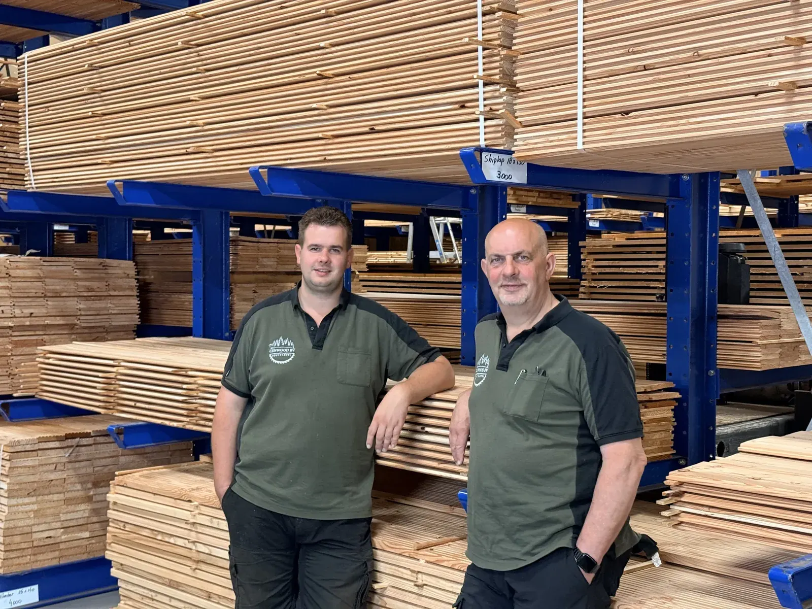 Ton en Thom Centen van CenWood houthandel in Gemert