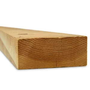 Douglas balk fijnbezaagd 70 x 220 mm liggend, kopse kant met kern en spinthout