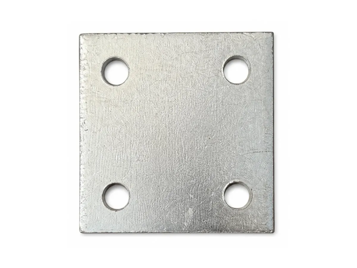Vierkante montageplaat met vier boorgaten van het plaatanker 90 mm licht model