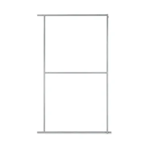 Verzinkt poortframe voor schuifpoort 1165 x 1900 mm met horizontale middenregel