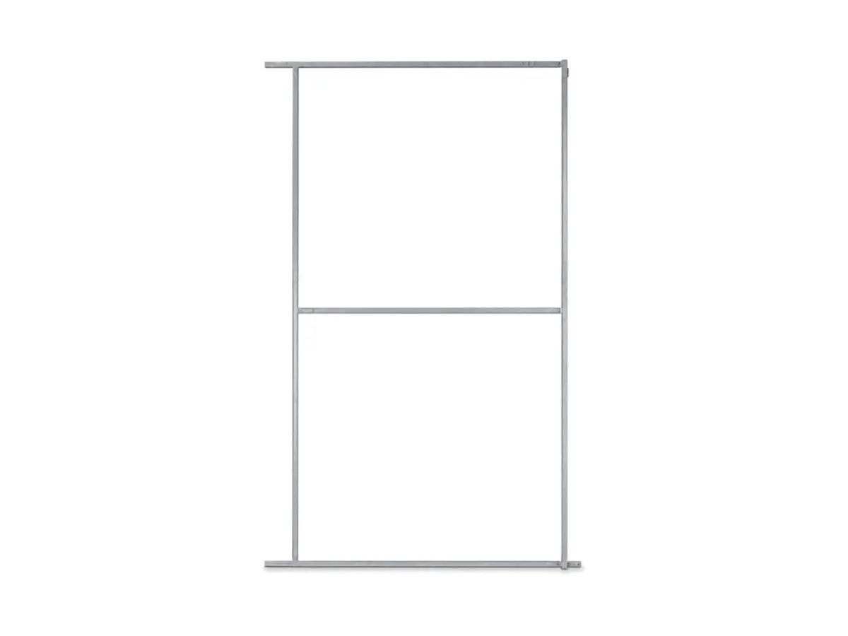Verzinkt poortframe voor schuifpoort 1165 x 1900 mm met horizontale middenregel