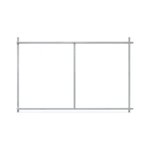 Verzinkt poortframe voor schuifpoort 1365 x 1900 mm met verticale middenstijl